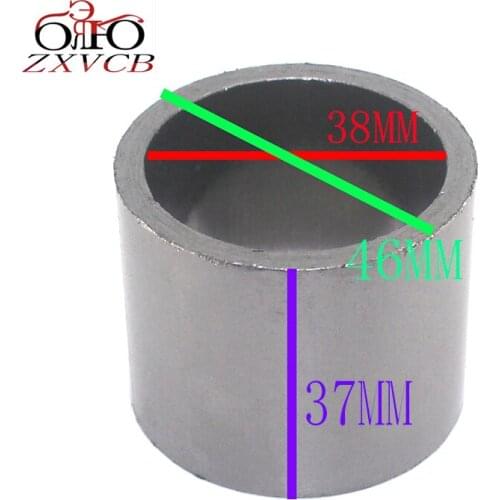 38X46X37 For Exhaust Motorcycle Pipe Graphite gasket Muffler Silencer Connector Dirt Pit Bike 46X38X37 38 46 37