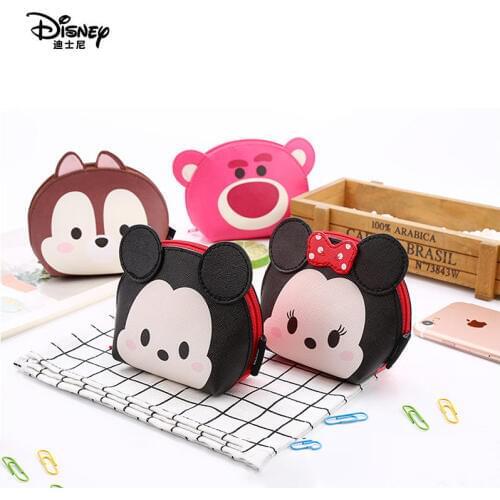 Disney Childrens Doll Accessories Multifunctional Cosmetic Bag Storage Bag Cartoon Coin Purse baby girls