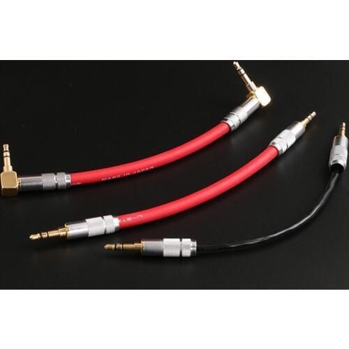 Audio cable for recording line, the signal line adapter cable 3.5MM gold-plated plug (Length:15cm)