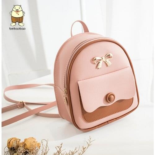 Beibaobao 2021 Fashion Cute Small Backpack Multi-Functional Small Backpack New Korean Style Mini Shoulder