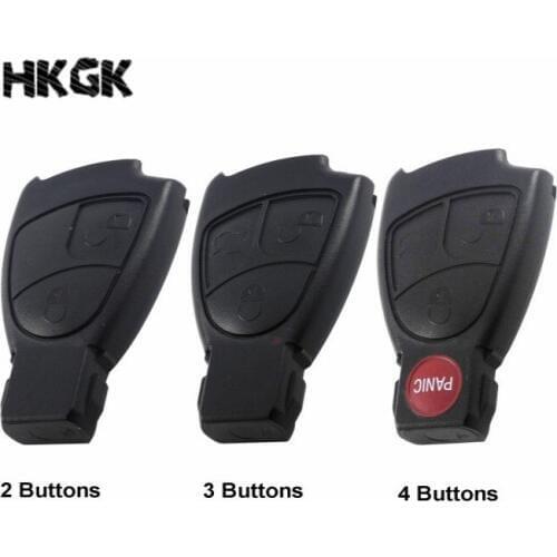 2/2+1/3/4 Button Remote Car Key Fob Case Cover Shell For Mercedes Benz B C E ML S CLK CL Smart Key