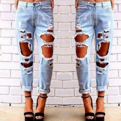 Hirigin Womens Boyfriend Jeans