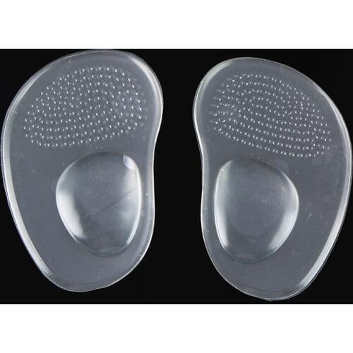 Hot Selling 1 Pair Arch Support Cushion Half Insole Silicone Gel Front Feet Shoe Pads -B5