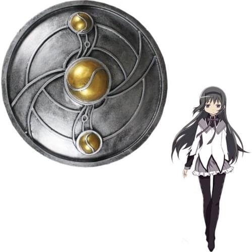 Hot Anime Puella Magi Madoka Magica Akemi Homura Cosplay Prop Weapon Shield Halloween Fancy Party