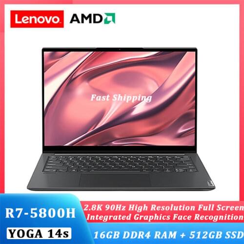 Lenovo YOGA 14s 2021 laptop Ryzen 7 5800H 16GB RAM 512GB/1TB SSD 14inch FHD 90Hz IPS screen Notebook computer Ultrabook