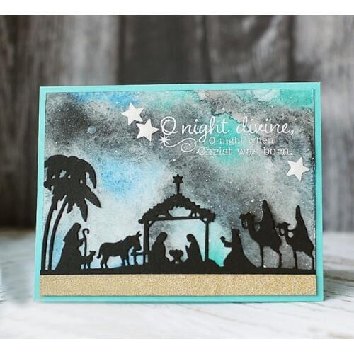 Nativity Metal Cutting Dies New Stencils for DIY Scrapbooking Paper Cards Craft Making Craft Fun Decoration Christmas