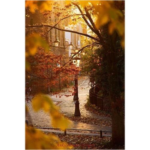 Needlework for embroidery DIY DMC High Quality - Counted Cross Stitch Kits 14 ct Oil painting - The Late Autumn