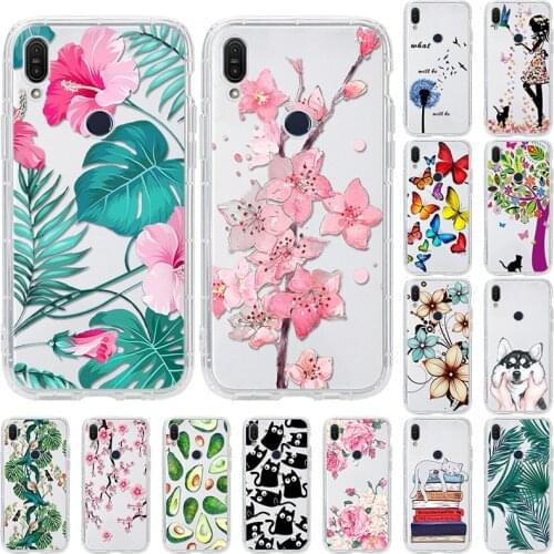 Leaf Flower Phone Case For ASUS Zenfone Max Pro(M2) (M1)ZB601KL Cases Silicone Airbag Protect For ASUS Zenfone Max Plus Cover