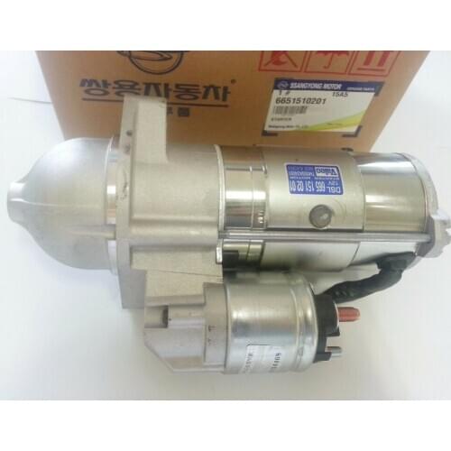 OEM 6651510201 6651510101 Ignition start motor starter starter assembly For Ssangyong Rexton Istana Kyron