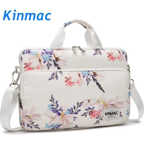 Brand Kinmac Waterproof Messenger Laptop Bag13,14,15,15.6 inch,Begonia Lady Man Case For MacBook Air Pro 13.3,15.4 Dropship F101