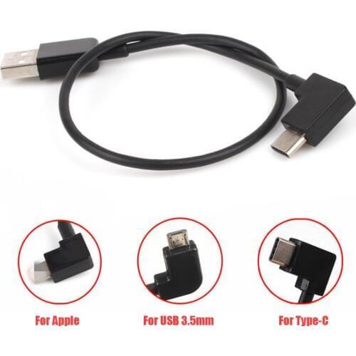USB Data Line for DJI Phantom for Parrot ANAFI Controller USB Cable for Connect Phone to Remote Controller for iPad Type-C 30cm