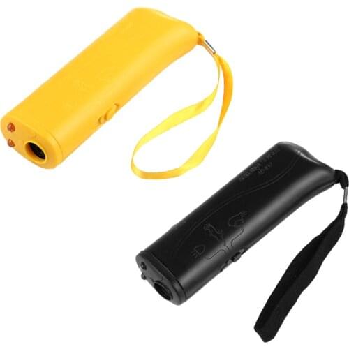 Pet Anti-barking Device Barking Stopper Training Tool Sonic Anti-Barking Trainer with LED Torch Without Battery