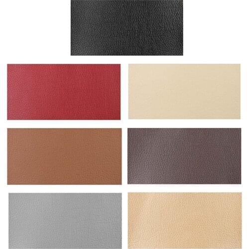 1pc 10x20cm Leather Self-Adhesive Repair Scratches Patch PU Fabric Stick on Sofa Clothing Repairing Waterproof Stickers Patches