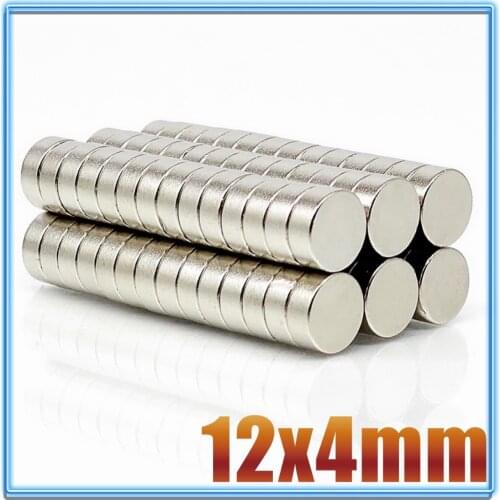 5/10/20/50/100 Pcs 12x4 Neodymium Magnet 12mm x 4mm N35 NdFeB Round Super Powerful Strong Permanent Magnetic imanes Disc 12*4