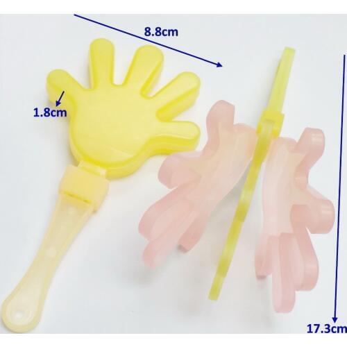 1X Glow In The Dark 17cm Hand Clapper Birthday Party NoiseMaker Favors Pinata Bags Fillers Novelties Gift Loot Gag Boys Kids Toy