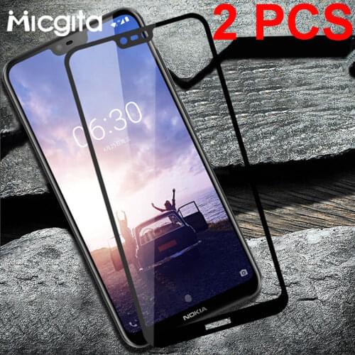 2 Pcs Tempered Glass For Nokia X6 X3 X5 X7 Nokia 5.3 5 6 7 8 2 3 Screen Protector Protective Glass For Nokia 7 Plus Film