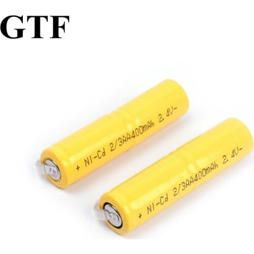 Stacks gtf 2, 3aa, 2.4v, ni-cd, 400mah, package, rechargeable nickel-cadmium battery, aa toy battery rc, razor, light led led