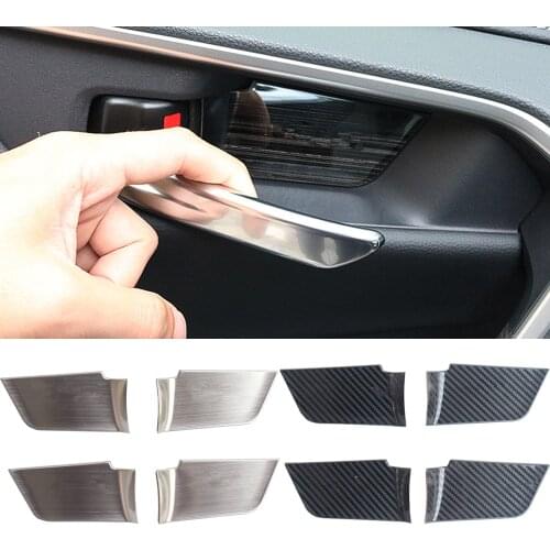 Car Interior Accessories Stainless Door Handle Bowel Protective Cover For Toyota 5th RAV4 rav 4 xa50 2019 2020