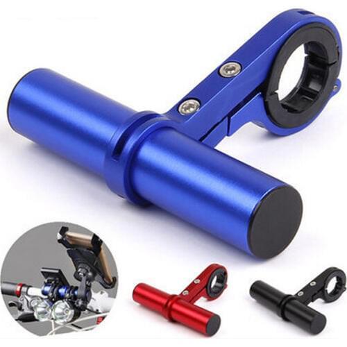 Aluminum Cycling Light Mount Stand Handlebar Extended Bracket Headlight Mount Bar Holder Lamp Supportor