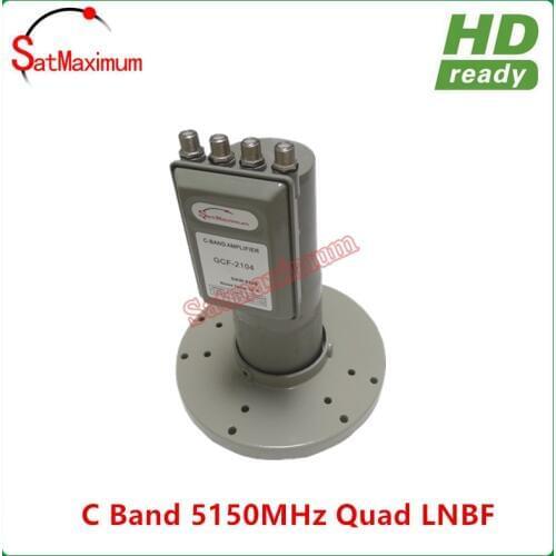 Digital Ready LNB C band 4 output Quad LNBF with L.O Frequency 5150MHZ