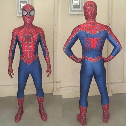 Adult Kids Raimi Cosplay Costume Zentai Superhero Bodysuit Suit Jumpsuits Halloween Costume Free shipping