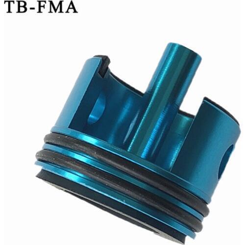 FMA New Silent Bearing Piston Cylinder Head Aluminum for Airsoft AEG Version 2 M4 M16 AK MP5 G3 M249 Gearboxes Free Shipping