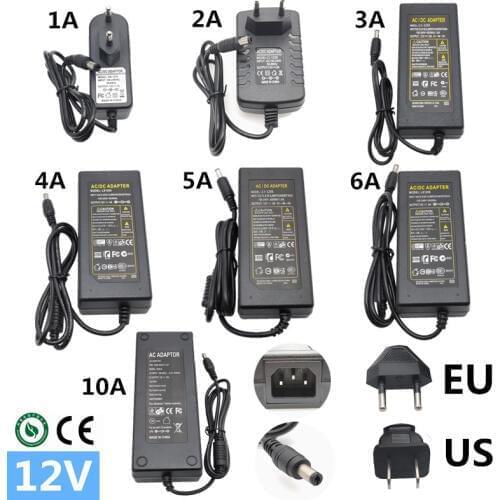 Power Supply Dc12V 1A 2A 3A 5A 6A 10A Power Supply Adapter Dc12 Volt Power Supply Adapter Lighting Led Strip Lamp