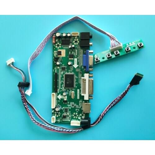 Kit for LTN140KT08-801 Display 14" Screen Panel DIY LED Controller board 40pin M.NT68676 1600X900 LCD VGA DVI HDMI