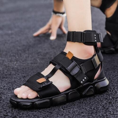 On leather sandal roman geta s plage homme de shoes sandalia homens big comfort sandles gladiator shoe men dress mens masculina