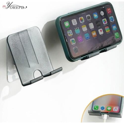 OYOREFD Creative Wall Mounted Phone Holder Multi-function Wall Shelf Organizer Household Remote Holder Room Organizer