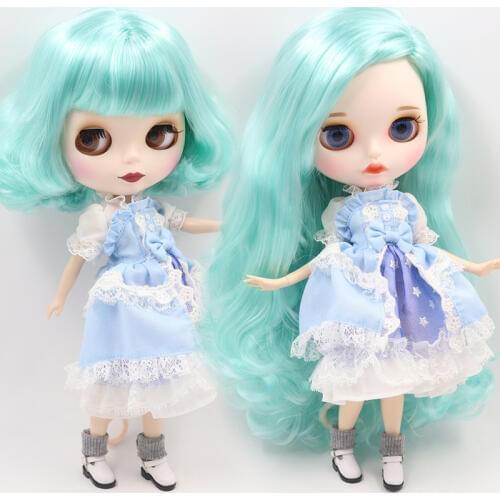ICY DBS Blyth Doll Series No. BL136/4268 cyan hair white skin Joint body Neo 1/6 BJD ob24 anime