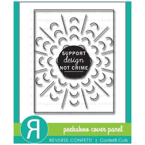 Metal cutting dies Peekaboo Cover Panel cut die mold card Scrapbook paper craft knife mould blade punch stencils