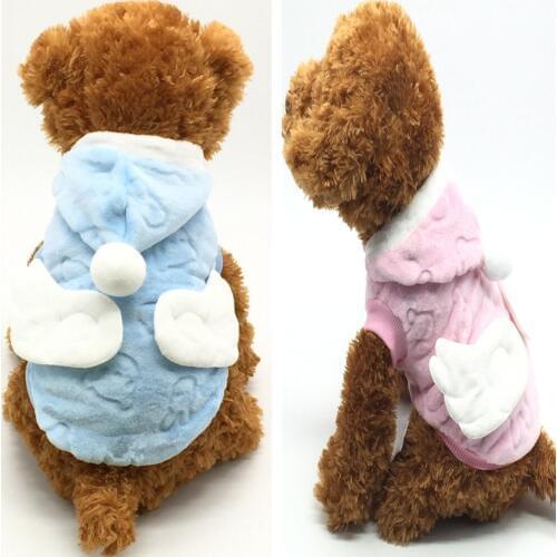 Cute Warm Dog Clothes for Small Dogs Winter Fleece Dog Clothing Coat Jacket Puppy Clothes Pet Dog Coat Yorkies Chihuahua XS-2XL