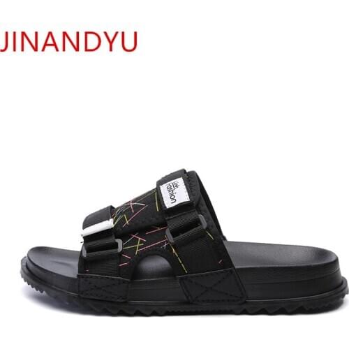 Mens Slippers Outdoor Sandals Womens Slippers Home Men Sliper Black Youth Fashion Platform Mans Shoes Hommes Pantoufles