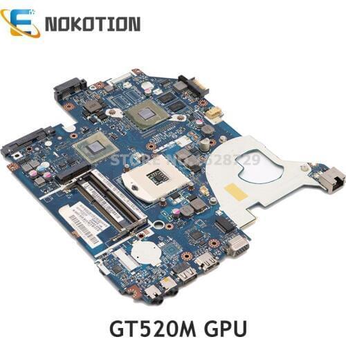NOKOTION P5WE0 LA-6901P MBRFF02002 MB.RFF02.002 for Acer aspire 5750 5750G 5755 5755G NV57H laptop motherboard HM65 GT520M 1GB