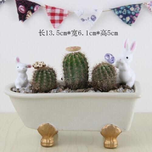 New Arrival Different Style 1:12 Dollhouse Porcelain Bath Tub Miniature Bathroom Furniture Accessory