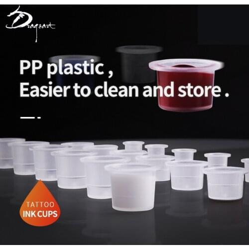 Dragoart Tattoo Equipment Tattoo Pigment Cup Tattoo Ink Holder Small 500pcs/bottle
