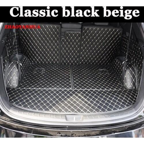 Custom fit car trunk mat for Hyundai ix25 ix35 Elantra SantaFe Sonata Solaris Tucson verna car styling tray carpet cargo liner