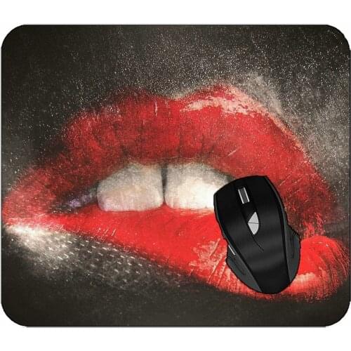 Gaming Mouse Pad Woman Lips Sexy Lips Professional Mousepad