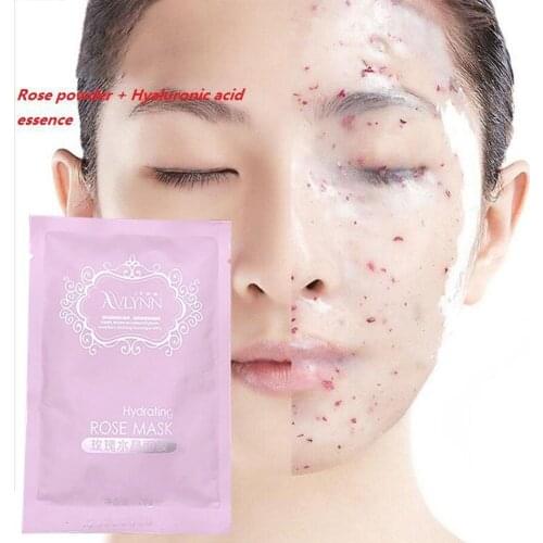 Rose Petal Crystal Soft Mask Powder Moisturizing Brightening Skin Tone Rejuvenating Oil Control Deep Cleansing Jelly Spa Mask