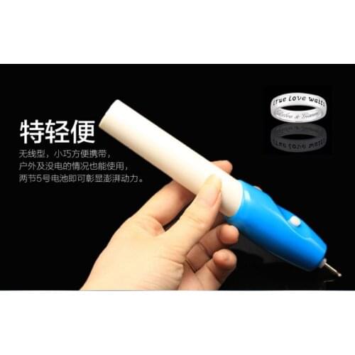 Diy Electric Engraving Pen Etching Jewellery Glass Wood Metal Plastic Carve Tip Tool