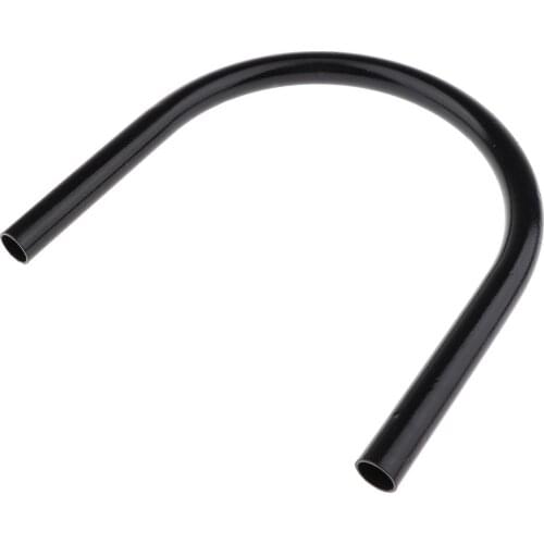 Flat Back Rear Seat Hoop Rack Shelf Holder Passenger Sissy Bar for Motorcycle Tracker End Universal 230mm