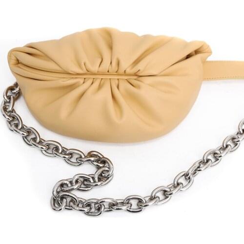 Bags for Women 2021 New Fashion All-match Chain Cloud Chest Bag Shoulder Messenger Clutch Purses and Handbags Luxury Designer Gg