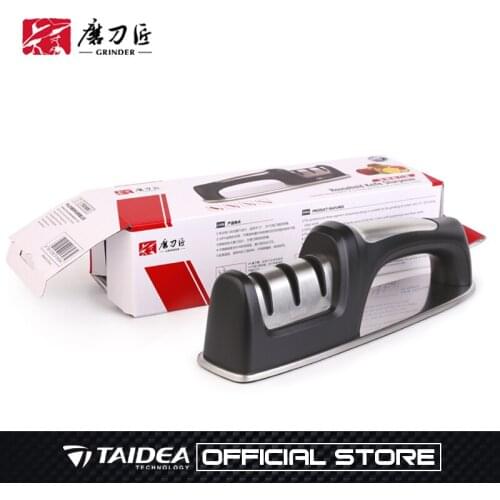 GRINDER New Kitchen knife sharpener TG1806 3-Stages Roller (Diamond&ceramic) Fast sharpening stone Professional Grinder tools