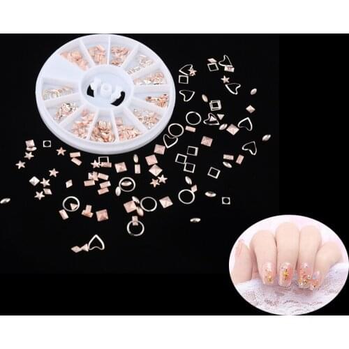 1Box Nail Art Glitter Metal 3D Mix Jewelry Filler UV Epoxy Resin Mold Making Filling Material for DIY Crafts Jewelry Accessories