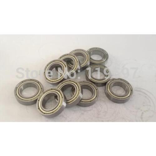 10pcs 6803ZZ 6803ZZ terlindung dalam alur bola Radial bantalan 17 x 26 x 5 mm