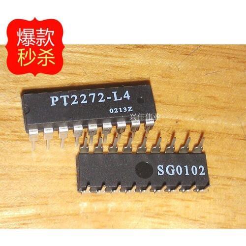 10PCS Original PT2272-L4 DIP-18 receiver decoder / latching function PTC new