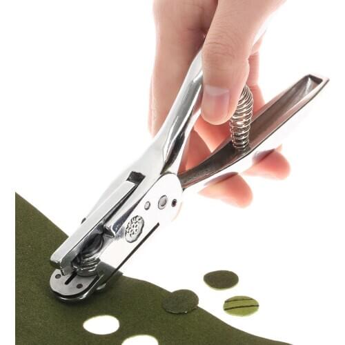 2 IN 1 DIY Steel Punch Pliers Notches Pattern Hole Puncher Leather Sewing Tool Leather Punch Leather Hole Puncher Craft Tools