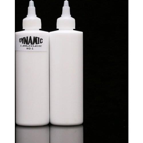 240ml Natural Plant Professinal Tattoo Ink White Color Semi Permanent Makeup Pigment Paints Bottles Body Art Tool American Brand