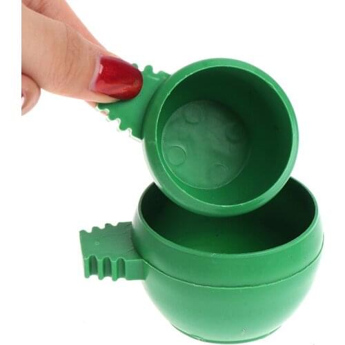 3pcs Bird Cage Feeder Round Bird Food Water Bowl Parrot Pigeons Feeding Cup Bird Pet Aviary Hanging Drinking Feeding Bowl